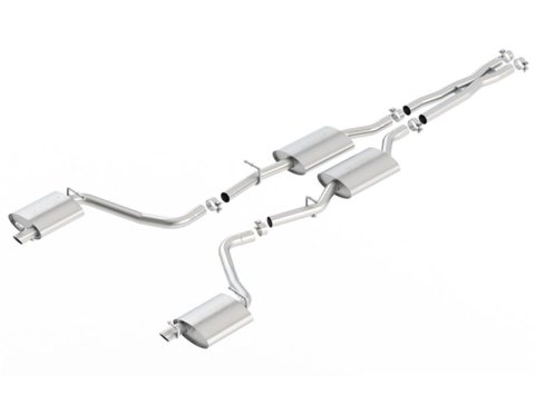 Borla 2015 Dodge Challenger 3.6L V6 S-TYPE Catback Exhaust No Tips Factory Valance