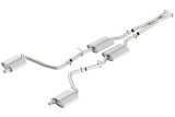 Borla 2015 Dodge Challenger 3.6L V6 S-TYPE Catback Exhaust No Tips Factory Valance thumbnail 4