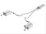 Borla 15-16 Ford Mustang EcoBoost 2.3L AT/MT EC-Type Cat Back SS Single Round Rolled Tips Exhaust thumbnail 2