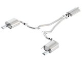 Borla 15-16 Ford Mustang EcoBoost 2.3L AT/MT EC-Type Cat Back SS Single Round Rolled Tips Exhaust thumbnail 4