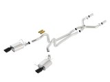 Borla 13-14 Mustang GT/Boss 302 5.0L V8 RWD Single Split Rear Exit ATAK Black Chrome CB Exhaust thumbnail 3