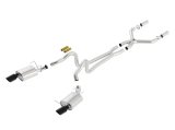 Borla 13-14 Mustang GT/Boss 302 5.0L V8 RWD Single Split Rear Exit ATAK Black Chrome CB Exhaust thumbnail 8
