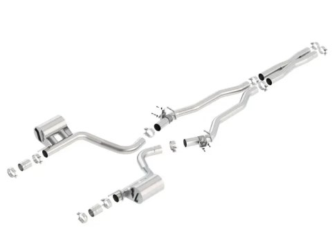 Borla 2015 Dodge Challenger Hellcat 6.2L V8 ATAK Catback Exhaust No Tips Factory Valance thumbnail 7