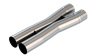 Borla 2.75in Universal X-Pipe 3.66in Inlet Centerline 4.05in Outlet Centerline 26.98in OAL thumbnail 4
