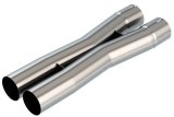 Borla 2.75in Universal X-Pipe 3.66in Inlet Centerline 4.05in Outlet Centerline 26.98in OAL thumbnail 5