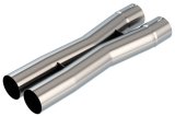 Borla 3.0in Universal X-Pipe 4.43in Inlet Centerline 3.51in Outlet Centerline 21.06in OAL thumbnail 3