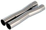 Borla 3.0in Universal X-Pipe 4.43in Inlet Centerline 3.51in Outlet Centerline 21.06in OAL thumbnail 5