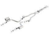 Borla 2015 Dodge Charger Hellcat 6.2L V8 ATAK Catback Exhaust w/ Valves No Tips Factory Valance thumbnail 5