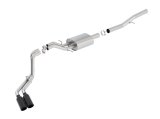 Borla 14 Silv/Sierra 1500 EC Std/CC Short 143.5in WB S-Type Black Tip Dual Rolled Side Exit CB Exht thumbnail 5