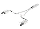 Borla Touring Cat-Back 15 Ford Mustang GT 5.0L V8 MT/AT 2.5in pipe Black 4in tip thumbnail 1