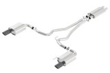 Borla Touring Cat-Back 15 Ford Mustang GT 5.0L V8 MT/AT 2.5in pipe Black 4in tip thumbnail 7