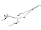 Borla 15-16 Dodge Charger Hellcat 6.2L V8 ATAK Catback Exhaust w/ Valves No Tips Factory Valance thumbnail 1