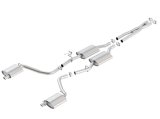 Borla 15-16 Dodge Charger 3.6L V6 S-Type Cat Back Exhaust (Uses Factory Valence) thumbnail 1