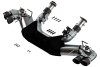 Borla 2020 Chevrolet Corvette C8 6.2L S-Type Exhaust System Dual Round Angle Cut Carbon Fiber Tips thumbnail 7