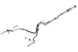 Borla F-150 2021 2.7L/3.5L 2/4wd 4dr CC SB EC STB Lari/King R/Plinum/LTD 3/2.25 Cat-Back AK CHR Tips thumbnail 2