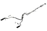 Borla F-150 2021 2.7L/3.5L 4dr CC SB EC STB Lari/King R/Plinum/LTD 3/2.25 SRE CB AK BLK CHR Tips thumbnail 2