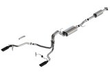 Borla F-150 2021 2.7L/3.5L 4dr CC SB EC STB Lar/KingR/Plnm/LTD 3/2.25 SRE CB Touring BLK CHR Tips thumbnail 1