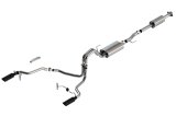 Borla F-150 2021 2.7L/3.5L 4dr CC SB EC STB Lar/KingR/Plnm/LTD 3/2.25 SRE CB Touring BLK CHR Tips thumbnail 2