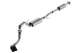 Borla F-150 2021 2.7L/3.5L 4dr CC SB EC STB Lar/KingR/Plnm/LTD 3/2.25 DSE CB Touring BLK CHR Tips thumbnail 1