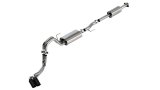 Borla F-150 2021 2.7L/3.5L 4dr CC SB EC STB Lar/KingR/Plnm/LTD 3/2.25 DSE CB Touring BLK CHR Tips thumbnail 5