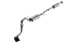 Borla F-150 2021 2.7L/3.5L 4dr CC SB EC STB Lar/KingR/Plnm/LTD 3/2.25 DSE CB Touring BLK CHR Tips thumbnail 7