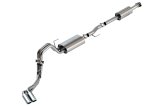 Borla F-150 2021 3.3L CC SB EC STB XL/XLT/Lariat/KR/Plnm/LTD 3/2.25 DSE Cat-Back ATAK Chrome Tips thumbnail 2
