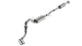Borla F-150 2021 3.3L CC SB EC STB XL/XLT/Lariat/KR/Plnm/LTD 3/2.25 DSE Cat-Back S-Type Chrome Tips thumbnail 1