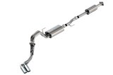 Borla F-150 2021 3.3L CC SB EC STB XL/XLT/Lariat/KR/Plnm/LTD 3/2.25 DSE Cat-Back S-Type Chrome Tips thumbnail 2