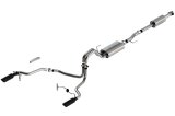 Borla F-150 2021 3.3L CC SB EC STB XL/XLT/Lariat/KR/Plnm/LTD 3/2.25 SRE Cat-Back ATAK Black CHR Tips thumbnail 2