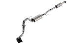 Borla F-150 2021 3.3L CC SB EC STB XL/XLT/Lariat/KR/Plnm/LTD 3/2.25 DSE Cat-Back ATAK Black CHR Tips thumbnail 1