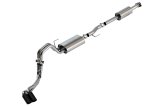 Borla F-150 2021 3.3L CC SB EC STB XL/XLT/Lariat/KR/Plnm/LTD 3/2.25 DSE Cat-Back ATAK Black CHR Tips thumbnail 2