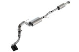 Borla F-150 2021 3.3L CC SB EC STB XL/XLT/Lariat/KR/Plnm/LTD 3/2.25 DSE Cat-Back ATAK Black CHR Tips thumbnail 3