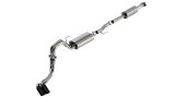 Borla F-150 2021 3.3L CC SB EC STB XL/XLT/Lariat/KR/Plnm/LTD 3/2.25 DSE Cat-Back ATAK Black CHR Tips thumbnail 6