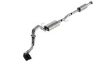 Borla F-150 2021 3.3L CC SB EC STB XL/XLT/Lariat/KR/Plnm/LTD 3/2.25 DSE Cat-Back ATAK Black CHR Tips thumbnail 8