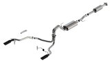 Borla F-150 2021 3.3L CC SB EC STB XL/XLT/Lariat/KR/Plnm/LTD 3/2.25 SRE Cat-Back S-Type BLK CHR Tips thumbnail 5
