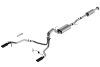Borla F-150 2021 3.3L CC SB EC STB XL/XLT/Lariat/KR/Plnm/LTD 3/2.25 SRE Cat-Back S-Type BLK CHR Tips thumbnail 6