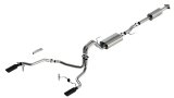 Borla F-150 2021 3.3L CC SB EC STB XL/XLT/Lariat/KR/Plnm/LTD 3/2.25 SRE Cat-Back S-Type BLK CHR Tips thumbnail 7