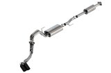 Borla F-150 2021 3.3L CC SB EC STB XL/XLT/Lariat/KR/Plnm/LTD 3/2.25 DSE Cat-Back S-Type BLK CHR Tips thumbnail 1