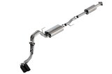 Borla F-150 2021 3.3L CC SB EC STB XL/XLT/Lariat/KR/Plnm/LTD 3/2.25 DSE Cat-Back S-Type BLK CHR Tips thumbnail 2