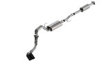 Borla F-150 2021 3.3L CC SB EC STB XL/XLT/Lariat/KR/Plnm/LTD 3/2.25 DSE Cat-Back S-Type BLK CHR Tips thumbnail 5