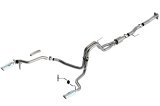 Borla F-150 2021 5.0L 2dr RC SB (122.8 WB) XL/XLT 3/2.25 SRE Cat-Back ATAK Chrome Tips thumbnail 2