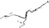 Borla F-150 2021 5.0L 2dr RC SB (122.8 WB) XL/XLT 3/2.25 SRE Cat-Back ATAK Chrome Tips thumbnail 7