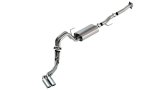 Borla F-150 2021 5.0L 2dr RC SB (122.8 WB) XL/XLT 3/2.25 DSE Cat-Back S-Type Chrome Tips thumbnail 6
