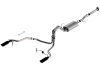 Borla F-150 2021 5.0L 2dr RC SB (122.8 WB) XL/XLT 3/2.25 SRE Cat-Back S-Type Black Chrome Tips thumbnail 6