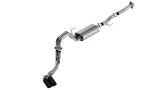 Borla F-150 2021 5.0L 2dr RC SB (122.8 WB) XL/XLT 3/2.25 DSE Cat-Back S-Type Black Chrome Tips thumbnail 5