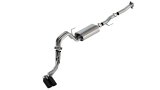 Borla F-150 2021 5.0L 2dr RC SB (122.8 WB) XL/XLT 3/2.25 DSE Cat-Back S-Type Black Chrome Tips thumbnail 7