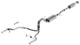 Borla F-150 2021 5.0L 4dr CC SB EC STB Lariat/KR/Platinum/LTD 3/2.25 SRE Cat-Back Touring CHR Tips thumbnail 1