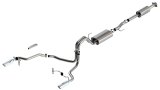 Borla F-150 2021 5.0L 4dr CC SB EC STB Lariat/KR/Platinum/LTD 3/2.25 SRE Cat-Back Touring CHR Tips thumbnail 9