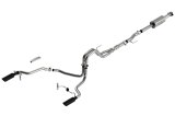 Borla F-150 2021 5.0L 4dr CC SB EC STB Lariat/KR/Platinm/LTD 3/2.25 SRE Cat-Back ATAK Black CHR Tips thumbnail 2