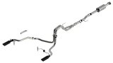 Borla F-150 2021 5.0L 4dr CC SB EC STB Lariat/KR/Platinm/LTD 3/2.25 SRE Cat-Back ATAK Black CHR Tips thumbnail 7